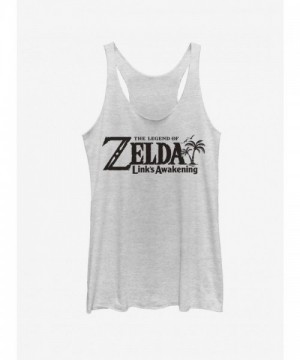 Nintendo Zelda Link's Awakening Girls Cotton Tank Top - White