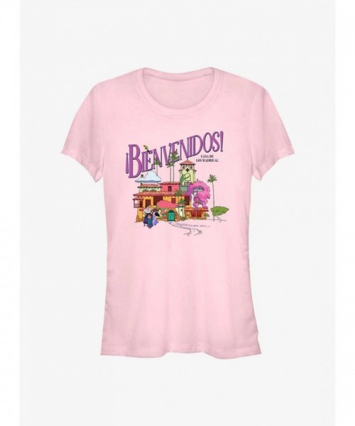 Disney Encanto Casa T-Shirt for Girls - Soft Pink