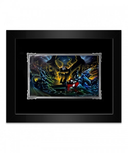 Sorcerer Mickey Mouse 'Great Flood' Framed Print by Noah - Fantasia Inspired Art