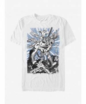 Marvel Avengers Spider-Man T-Shirt - White Men's Cotton Tee
