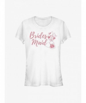 Disney Minnie Mouse Junior Bridesmaid Dress T-Shirt - White