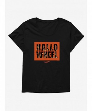 Hot Wheels Hallowheel Girls Plus Size T-Shirt - Black