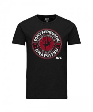 Men's Official UFC Tony "El Cucuy" Ferguson School of Snap Jitsu Cotton T-Shirt - Black