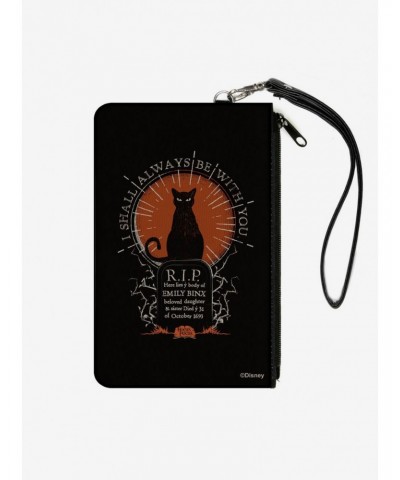 Hocus Pocus Cat Emily Binx Always Be With You Canvas Clutch Wallet $8.99 Wallets