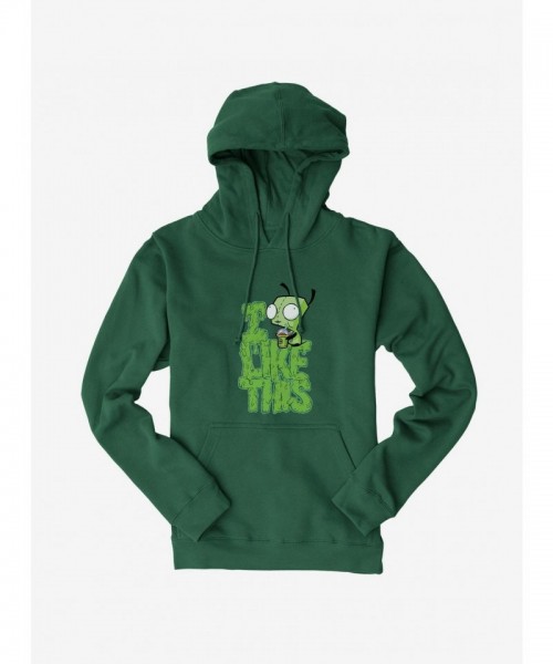 Invader Zim Hoodie - Men's Unisex Heavyweight Fleece