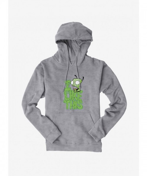 Invader Zim Hoodie - Men's Unisex Heavyweight Fleece