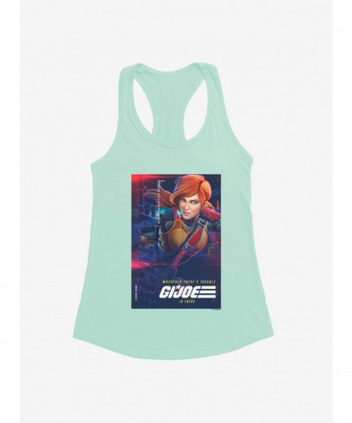 G.I. Joe Scarlett Girls Tank Top Info Card