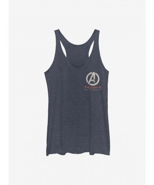 Marvel Girls Avengers Assemble Blue Tank Top