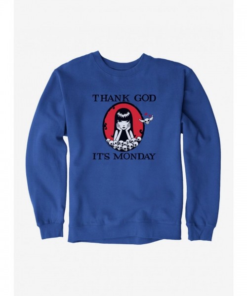 Emily Strange Thank God It's Monday Unisex Sweatshirt