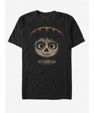 Disney Pixar Coco Miguel Skeleton Hat Men's T-Shirt - Black