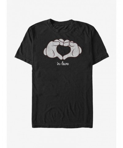 Disney Mickey Mouse Glove Heart T-Shirt $8.37 T-Shirts