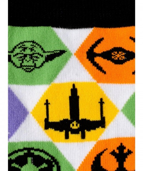 Star Wars Icon Honeycomb Crew Socks - Multicolor