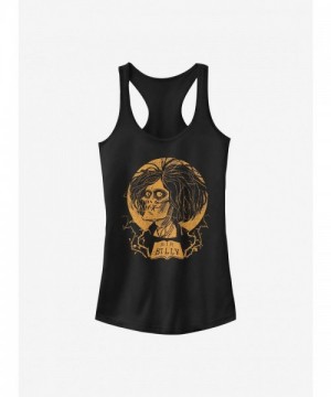 Disney Hocus Pocus "RIP Billy" Girls Cotton Tank Top - Black