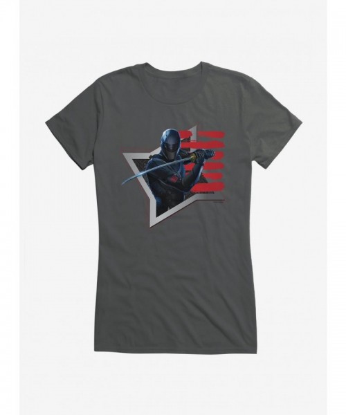 G.I. Joe Snake Eyes Shuriken Junior T-Shirt for Girls