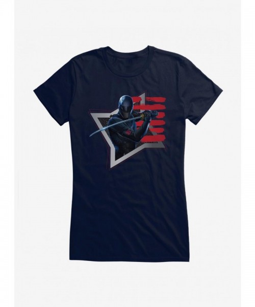 G.I. Joe Snake Eyes Shuriken Junior T-Shirt for Girls