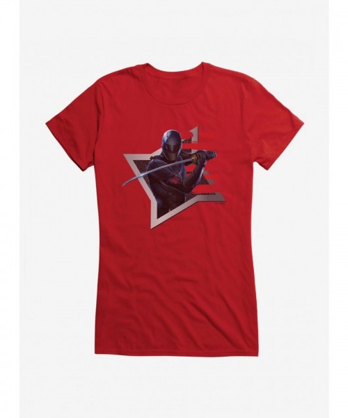 G.I. Joe Snake Eyes Shuriken Junior T-Shirt for Girls