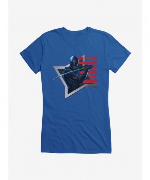 G.I. Joe Snake Eyes Shuriken Junior T-Shirt for Girls