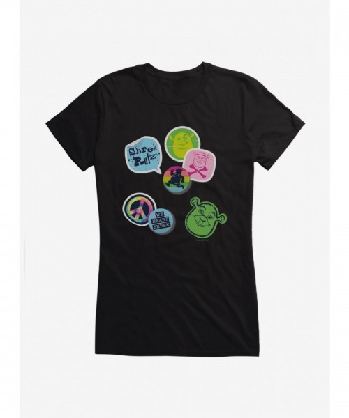 Shrek Slogan Girls T-Shirt in Lightweight Cotton