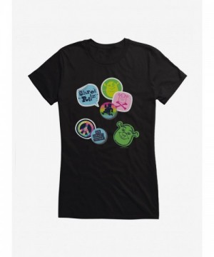 Shrek Slogan Girls T-Shirt in Lightweight Cotton