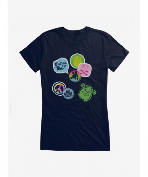 Shrek Slogan Girls T-Shirt in Lightweight Cotton