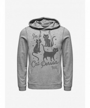 Disney Hocus Pocus Cat Person Men's Hoodie - Grey