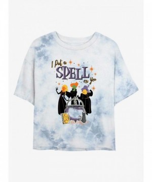 Disney Hocus Pocus Tie-Dye Crop Top for Girls - Multi Colors