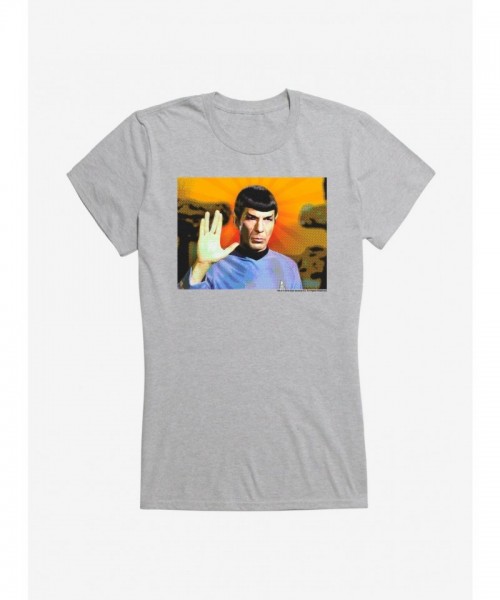 Star Trek Spock Live Long and Prosper Junior Girls Cotton T-Shirt