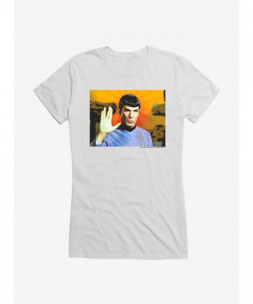 Star Trek Spock Live Long and Prosper Junior Girls Cotton T-Shirt