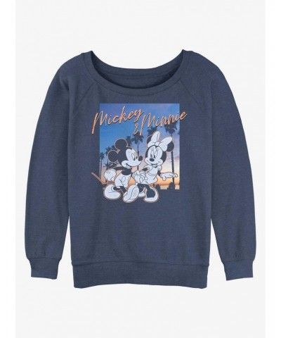 Disney Mickey Mouse California Sunset Girls Sweatshirt $14.02 Sweatshirts
