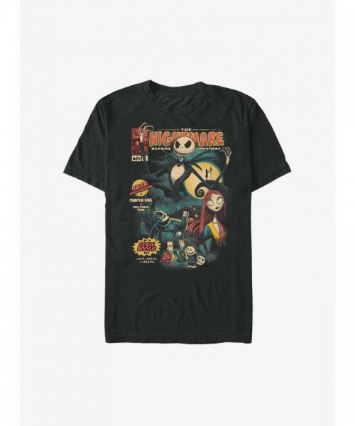 Disney The Nightmare Before Christmas Graphic Tee - Men's Black