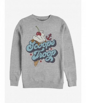 Stranger Things Scoops Troop Grey Sweatshirt for Men