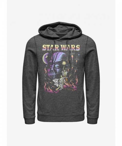 Star Wars Grey Hoodie - Dark Side Design for Men