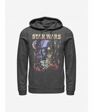Star Wars Grey Hoodie - Dark Side Design for Men