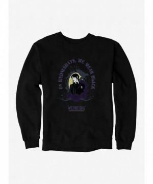 Wednesday We Wear Black Sweatshirt - Unisex Heavyweight Fleece