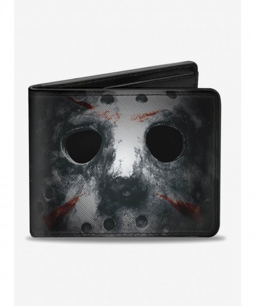 Friday The 13th Jason Mask Premium Bi-Fold Wallet for Men
