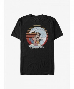 Disney Lilo & Stitch Family Surfing Tee for Men