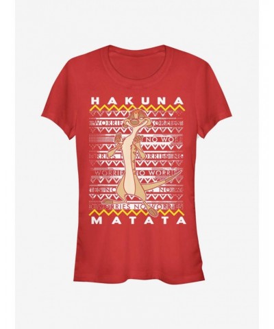 Disney The Lion King Hakuna Timon Girls T-Shirt $10.21 T-Shirts