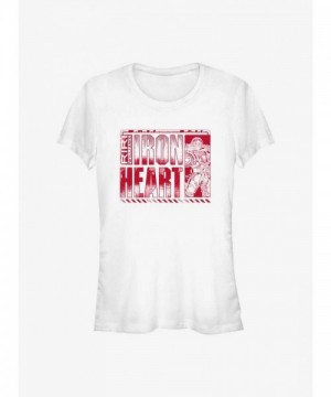 Marvel Girls Ironheart T-Shirt - White, Perfect for Wakanda Fans