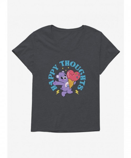 Care Bears Share Bear Happy Thoughts Plus Size Tee for Girls