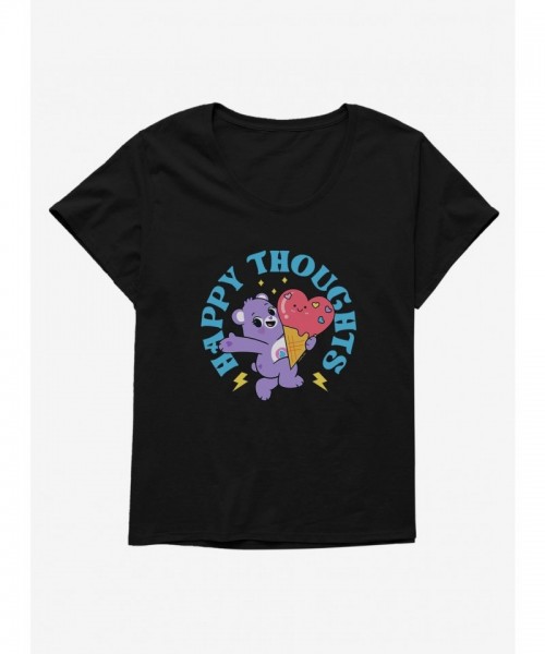 Care Bears Share Bear Happy Thoughts Plus Size Tee for Girls
