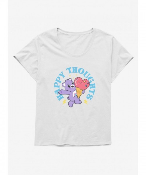 Care Bears Share Bear Happy Thoughts Plus Size Tee for Girls