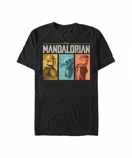 Mandalorian Mandomon Episode Group T-Shirt in Black for Men