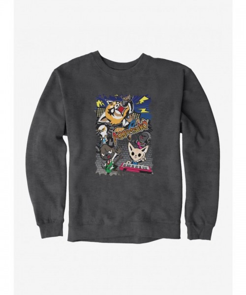 Aggretsuko Band Graphic Sweatshirt for Men