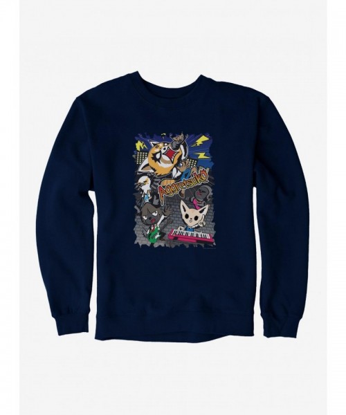 Aggretsuko Band Graphic Sweatshirt for Men