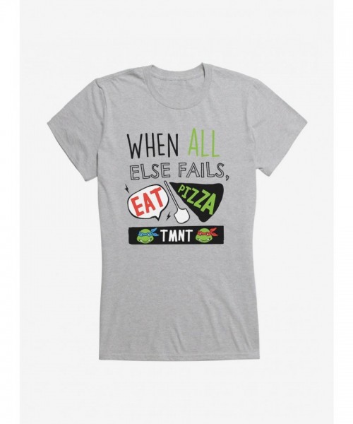 Teenage Mutant Ninja Turtles Cute Pizza Tee for Girls
