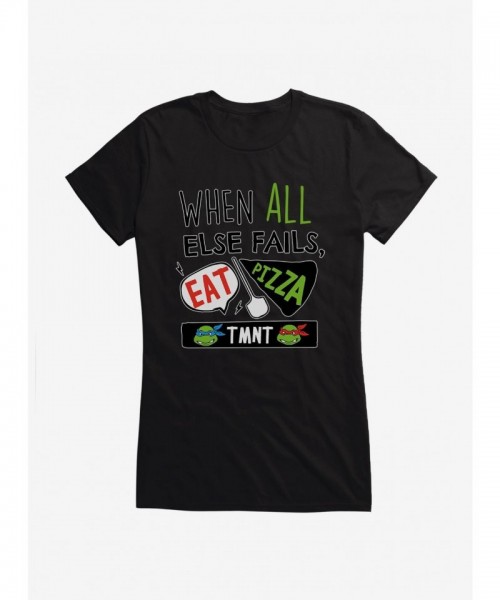 Teenage Mutant Ninja Turtles Cute Pizza Tee for Girls