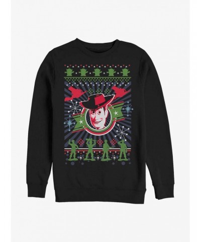 Disney Pixar Toy Story Winter Stitches Crew Sweatshirt $17.34 Sweatshirts