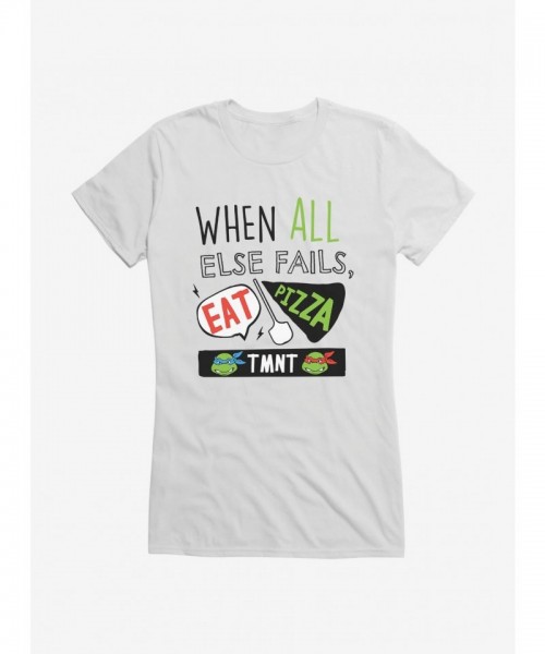Teenage Mutant Ninja Turtles Cute Pizza Tee for Girls