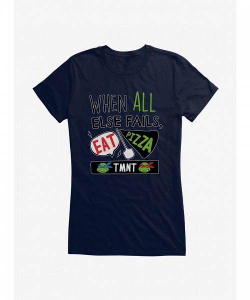 Teenage Mutant Ninja Turtles Cute Pizza Tee for Girls