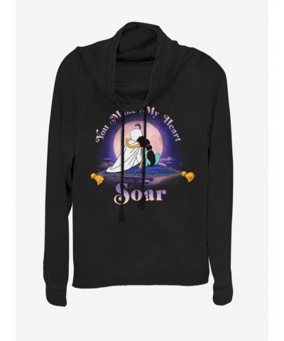 Disney Aladdin You Make My Heart Soar Girls Sweatshirt $15.27 Sweatshirts